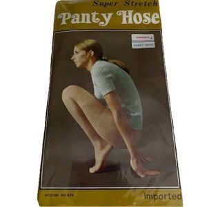 VTG 80’s Annabel FREE SIZE French Panty Hose Super Stretch Sheer (Color 1021)